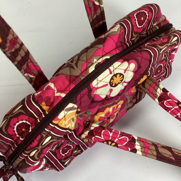 Vera Bradley Carnaby Shoulder Bag Purse Retired Print - Picture 4 of 11
